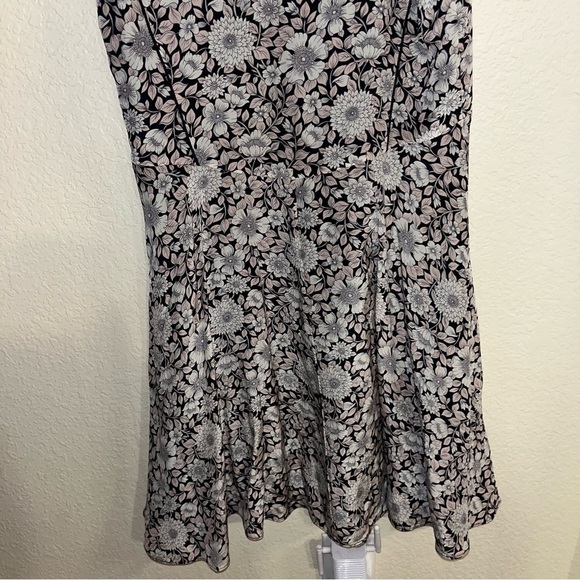 Rebecca Taylor 100% Silk Floral Dress Size 2 - Picture 5 of 8